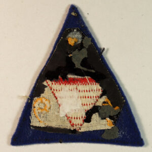 27th INFANTRY BRIGADE Korean War Officer’s Embroidered Formation Sign Badge – SCARCE —  Lot No. 5622 - Image 3