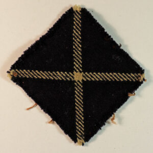 2nd, 7th & 9th Bttns. CAMERONIANS, SCOTTISH RIFLES WW2 Tartan Regimental Flash Badge —  Lot No. 5614 - Image 2