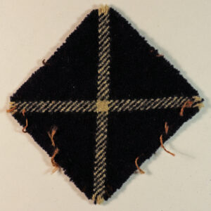 2nd, 7th & 9th Bttns. CAMERONIANS, SCOTTISH RIFLES WW2 Tartan Regimental Flash Badge —  Lot No. 5614 - Image 3