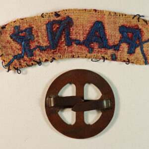 F.A.N.Y. – FIRST AID NURSING YEOMANRY (S.O.E.) WW2 Embroidered Shoulder Title Badge & Cap Badge – RARE — Lot No. 5653/SFB33A - Image 3
