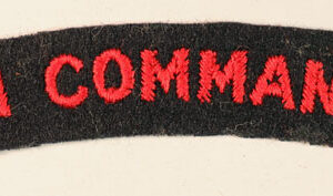 No.1 COMMANDO WW2 Embroidered Shoulder Title Badge —  Lot No. 5656/SFB36A - Image 2