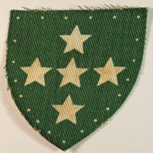 SOUTHERN COMMAND – INTELLIGENCE CORPS WW2 Printed Formation Sign Badge – CALICO PRINTERS – SCARCE —  Lot No. 5647 - Image 2