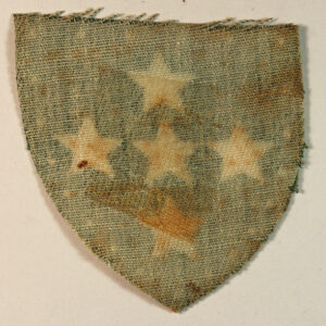 SOUTHERN COMMAND – INTELLIGENCE CORPS WW2 Printed Formation Sign Badge – CALICO PRINTERS – SCARCE —  Lot No. 5647 - Image 3