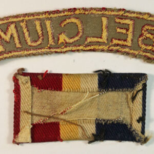 BELGIUM WW2 Embroidered Shoulder Title & Printed Flag Badges as worn by No.10 COMMANDO  —  Lot No. 5701/SFB41A - Image 3