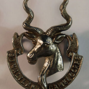 SOMALILAND CAMEL CORPS WW2 White Metal Collar Badge —  Lot No. 5709/SFB49 - Image 2