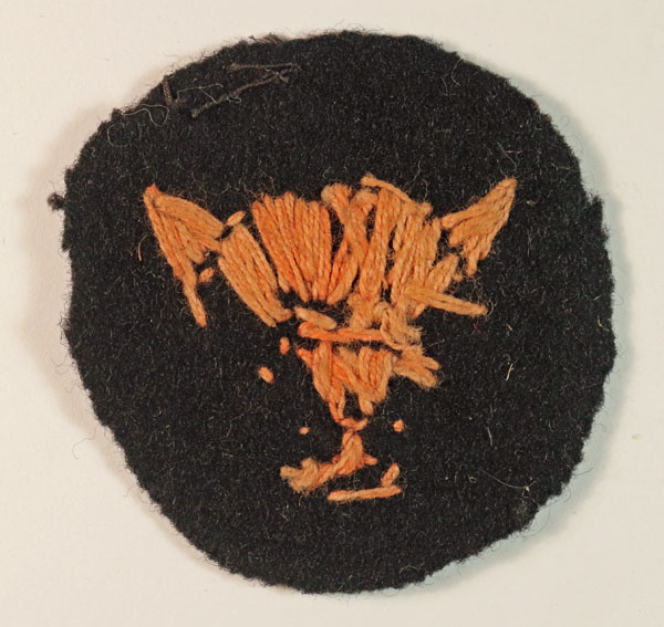10th ARMOURED DIVISION WW2 Embroidered Formation Sign Badge – SCARCE VARIATION — Lot No. 5768 - Image 3