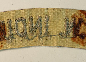 B.W.INDIES. – British West Indies – R.A.F. WW2 Embroidered Nationality Shoulder Title Badge  —  Lot No. 5782 - Image 3