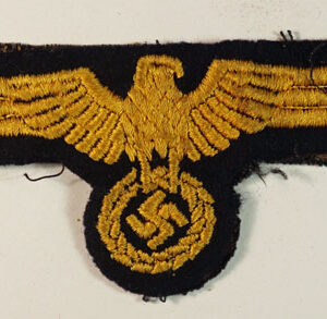 GERMAN KRIEGSMARINE WW2 Embroidered Breast Eagle Badge —  Lot No. 5744 - Image 2