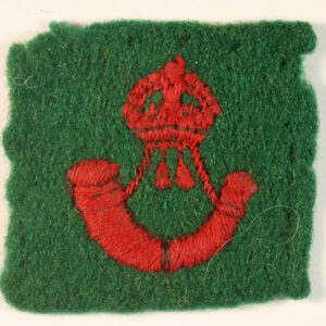 155th REGIMENT, ROYAL ARMOURED CORPS (15th Bttn. D.L.I.) WW2 Formation Sign Badge – SCARCE  —  Lot No. 5889 - Image 2