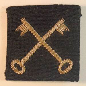 2nd INFANTRY DIVISION WW2 Bullion Formation Sign Badge —  Lot No. 5912 - Image 2