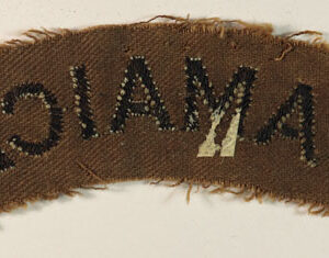 JAMAICA – R.A.F. WW2 Embroidered Nationality Shoulder Title Badge  —  Lot No. 5745 - Image 3