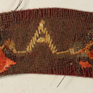 1st BELGIAN S.A.S. REGIMENT WW2 Embroidered Shoulder Title Badge – SCARCE  — Lot No. 5961 - Image 3