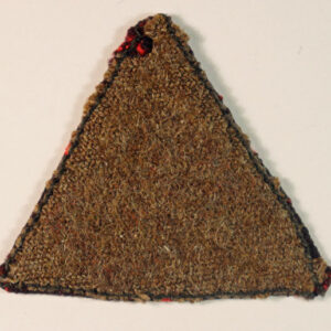 3rd INFANTRY DIVISION WW2 Printed Formation Sign Badge – CALICO PRINTERS  —  Lot No. 6012 - Image 3