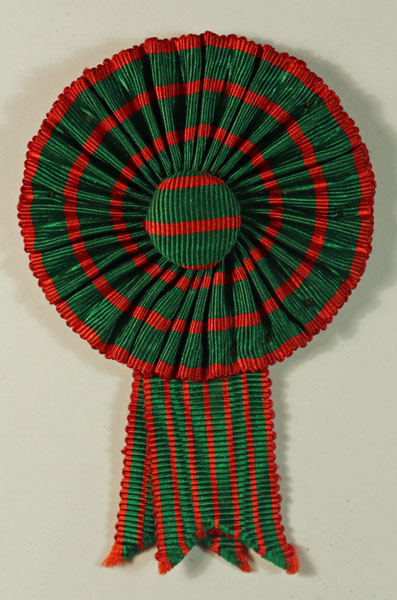 1st/4th KING’S SHROPSHIRE LIGHT INFANTRY WW1 Officer’s Croix De Guerre Cap Rosette Badge — Lot No. 6061/WW1-1