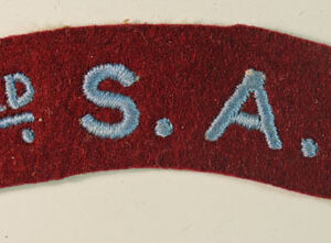3rd S.A.S. WW2 Embroidered Shoulder Title Badge – RARE — Lot No. 6067A/SF12A - Image 2