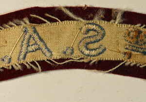 3rd S.A.S. WW2 Embroidered Shoulder Title Badge – RARE — Lot No. 6067A/SF12A - Image 3
