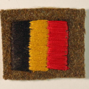 BELGIUM National Flag WW2 Embroidered Badge as worn by No.10 COMMANDO  —  Lot No. 6069/SF14 - Image 2