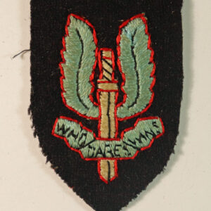 S.A.S. – SPECIAL AIR SERVICE Late WW2 Embroidered Cap/Beret Badge — Lot No. 6070A/SF15A - Image 2