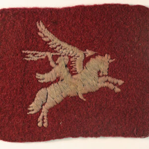 1st & 6th AIRBORNE DIVISIONS WW2 Embroidered Felt Formation Sign Badge ---  Lot No. 6111