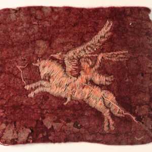 1st & 6th AIRBORNE DIVISIONS WW2 Embroidered Felt Formation Sign Badge —  Lot No. 6111 - Image 2