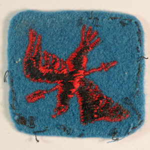 1st ANTI-AIRCRAFT CORPS WW2 Embroidered Felt Formation Sign Badge – SCARCE  —   Lot No. 6112 - Image 3
