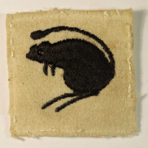 4th ARMOURED BRIGADE WW2 Embroidered Felt Formation Sign Badge  ---  Lot No. 6166