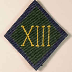4th SOMERSET LIGHT INFANTRY WW2 Printed Formation Sign Badge -- CALICO PRINTERS --- Lot No. 6167