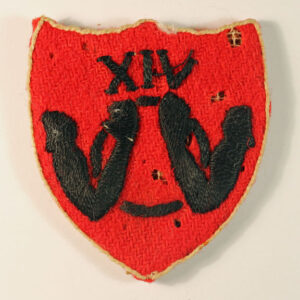 505th L of C AREA, INDIA WW2  Embroidered Felt Formation Sign Badge ---  Lot No. 6136