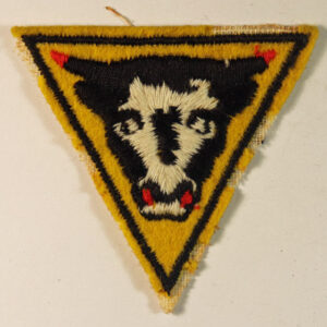 79th ARMOURED DIVISION WW2 Embroidered Formation Sign Badge  ---  Lot No. 6130