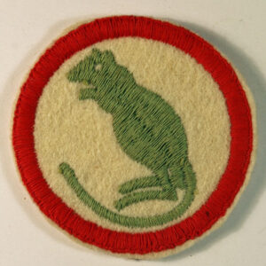 7th ARMOURED BRIGADE WW2 Embroidered Felt Formation Sign Badge ---  Lot No. 6117
