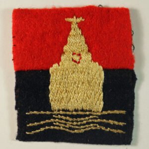 96th ARMY GROUP ROYAL ARTILLERY Embroidered Formation Sign Badge ---  Lot No. 6132