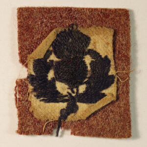 97th (LONDON SCOTTISH) HEAVY ANTI-AIRCRAFT REGIMENT R.A. WW2 Formation Sign Badge —  Lot No. 6178 - Image 3