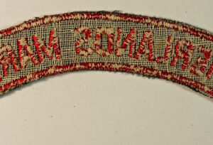 NETHERLANDS MARINES WW2 Embroidered Shoulder Title Badge – RARE —  Lot No. 6196 - Image 3