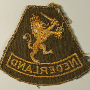 NEDERLAND – DUTCH FREE FORCES WW2 Embroidered Formation Sign Arm Badge  —  Lot No. 6194 - Image 3