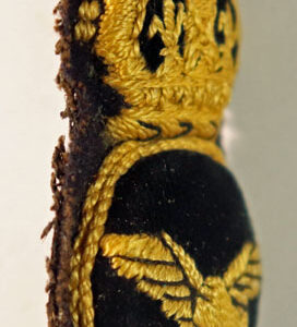 R.A.F. WW1 NCO’s Padded Embroidered Cap Badge – SCARCE —  Lot No. 6203 - Image 4
