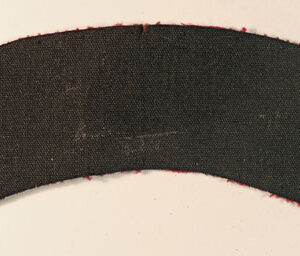 ROYAL CANADIAN/ARMY MEDICAL CORPS WW2 Printed Shoulder Title Badge – CALICO PRINTERS —  Lot No. 6149 - Image 3