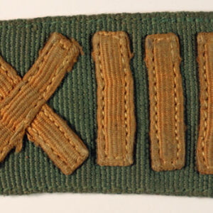 SOMERSET LIGHT INFANTRY - XIII. WW2 K.D. Shoulder Title Badge --- Lot No. 6155