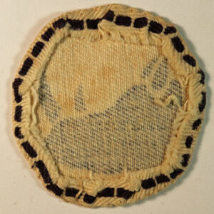 11th East African Division WW2 Embroidered Formation Sign Badge – 1st Pattern – CALICO PRINTERS —  Lot No. 6322 - Image 3