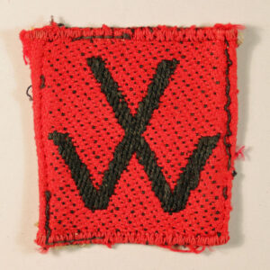 15th INDIAN CORPS - XV INDIAN CORPS WW2 Embroidered Formation Sign Badge ---  Lot No. 6325