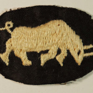 1st Armoured Division WW2 Embroidered Formation Sign Badge - Variant ---  Lot No. 6261