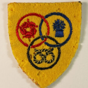 24th ENGINEER GROUP - 2nd Pattern Embroidered Felt Formation Badge ---  Lot No. 6271