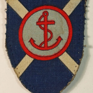 264th BEACH BRIGADE (Scottish) Printed Formation Sign Badge - CALICO PRINTERS ---  Lot No. 6230