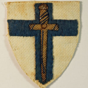 2nd ARMY WW2 Bullion Embroidered Formation Sign Badge ---  Lot No. 6312