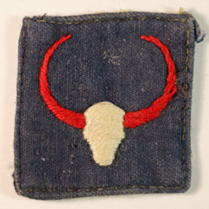 44th INDIAN ARMOURED DIVISION WW2 Embroidered Formation Sign Badge ---  Lot No. 6276