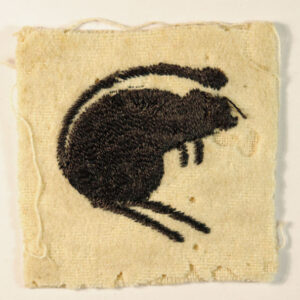 4th ARMOURED BRIGADE WW2 Embroidered Felt Formation Sign Badge  ---  Lot No. 6314