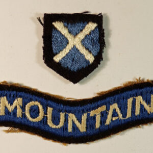 52ND (LOWLAND) DIVISION WW2 Embroidered Formation Sign Badge ---  Lot No. 6278