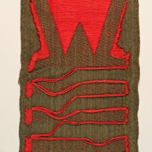 53rd WELCH DIVISION / 160th BRIGADE 3 Infantry Arm Of Service Strips WW2 Embroidered Formation Sign Badge – CALICO PRINTERS  —  Lot No. 6028 - Image 3
