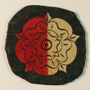 6th Bttn. YORK & LANCASTER REGIMENT WW2 Regimental Flash Badge - CALICO PRINTERS --- Lot No. 6218