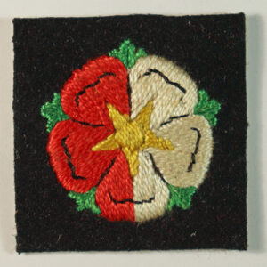 6th Bttn. YORK & LANCASTER REGIMENT WW2 Regimental Flash Badge --- Lot No. 6266