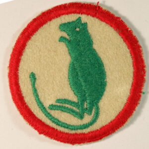 7th ARMOURED BRIGADE WW2 Embroidered Felt Formation Sign Badge ---  Lot No. 6318